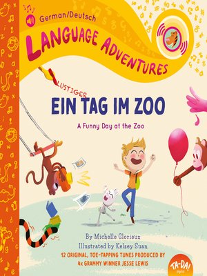 cover image of TA-DA! Ein lustiger Tag im Zoo (A Funny Day at the Zoo, German / Deutsch language edition)
